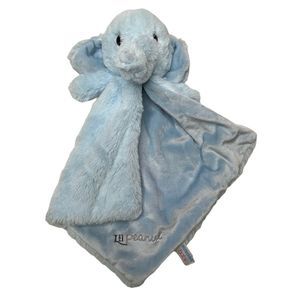 Aurora Baby Lil Peanut Lovey Blanket Blue Elephant Security Baby Blanket Plush